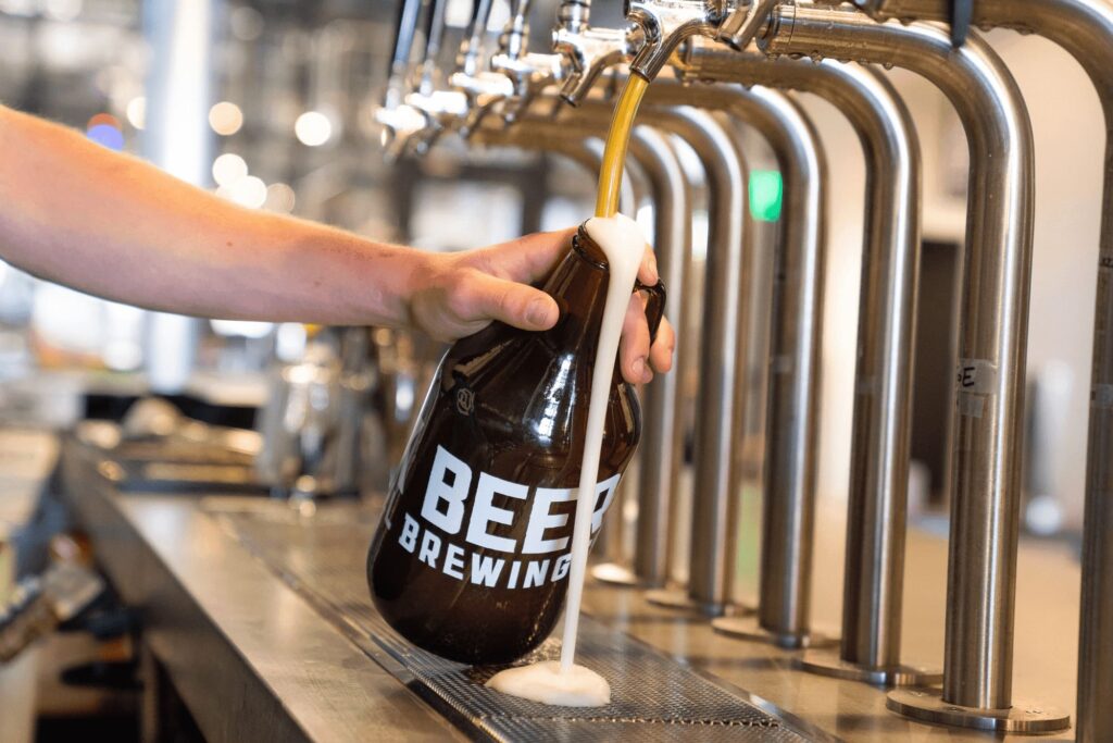Commercial brewery compliance during beer production in the UK